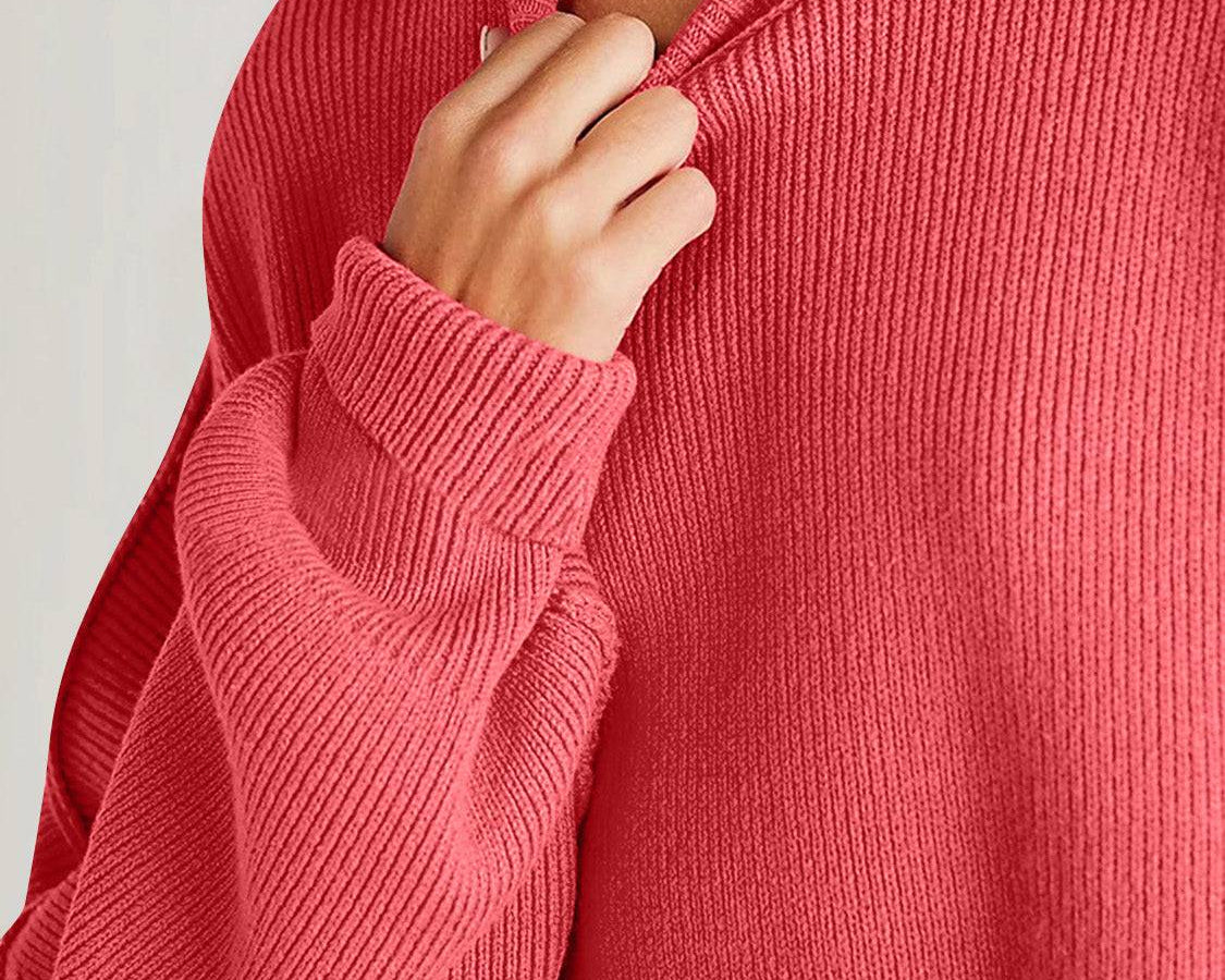 NEWYORKLISTED STYLE COLLECTION: Round Neck Long Sleeve Sweater - NEWYORKLISTED