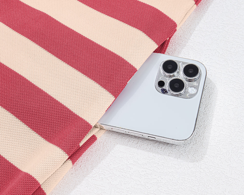 NEWYOKLISTED STYLE COLLECTION: Striped Johnny Collar Long Sleeve Mini Dress - NEWYORKLISTED