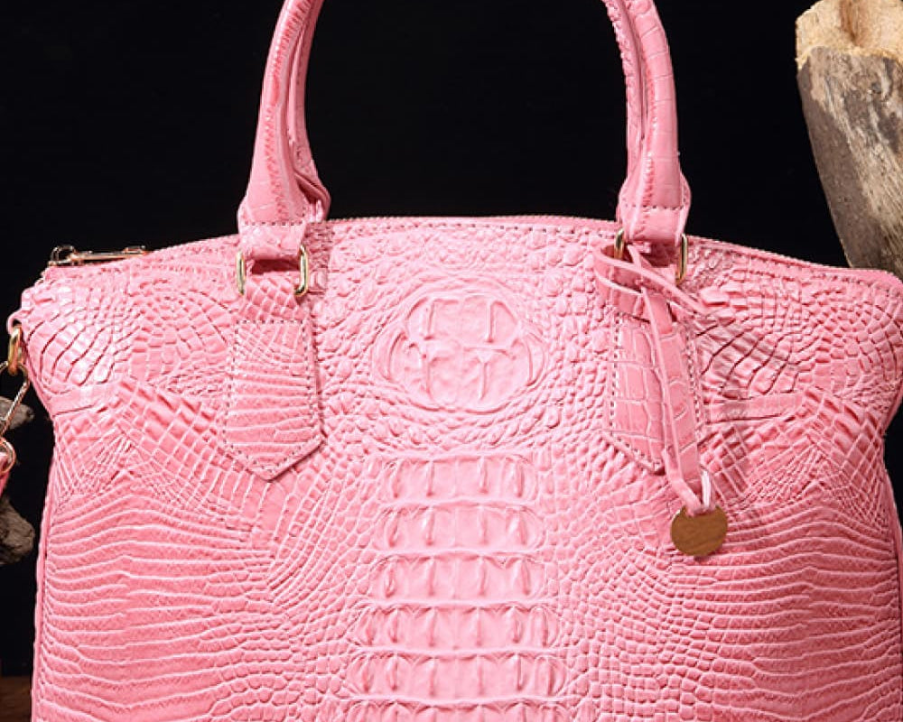 NEWYORKLISTED STYLE COLLECTION: Vegan Leather Crocodile Pattern Handbag - NEWYORKLISTED