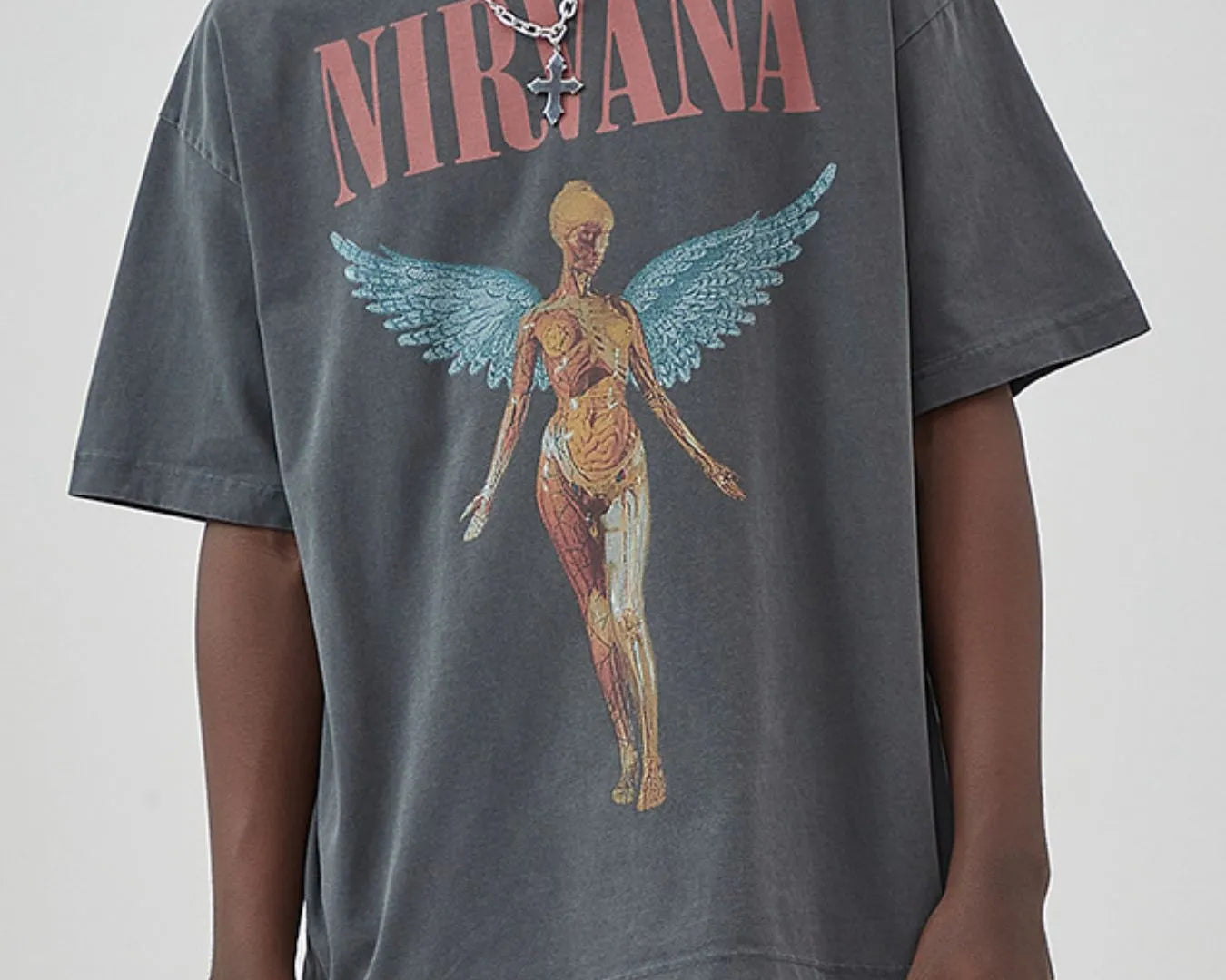 NEWYORKLISTED ATLAS MEN'S COLLECTION: Nirvana Men’s Vintage Album Graphic T-Shirt