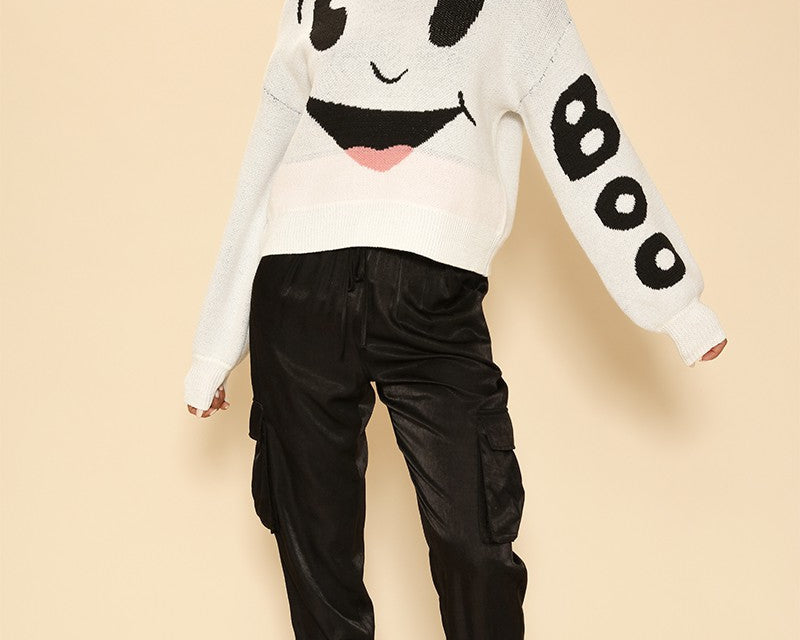 Ghost Halloween Sweater - NEWYORKLISTED