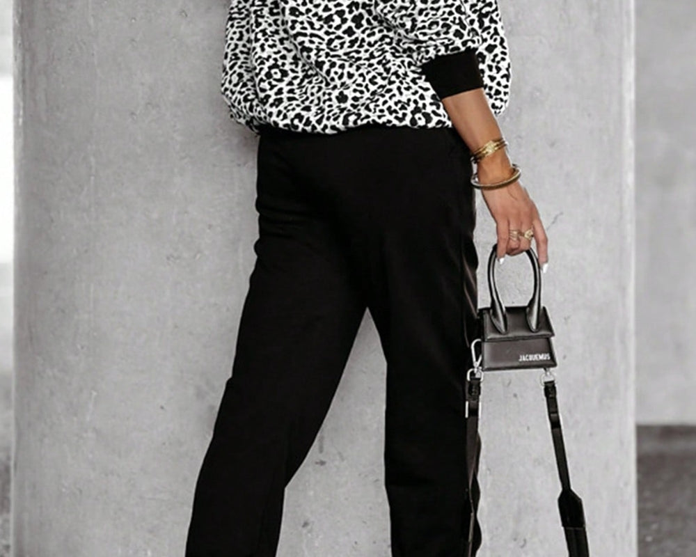 NEWYORKLISTED STYLE COLLECTION: Leopard Print Comfort Top and Pants Set - NEWYORKLISTED