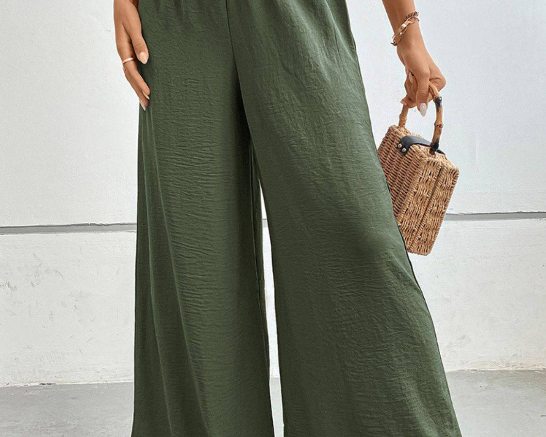 NYLD Wide Waistband Relax Fit Long Pants - NEWYORKLISTED