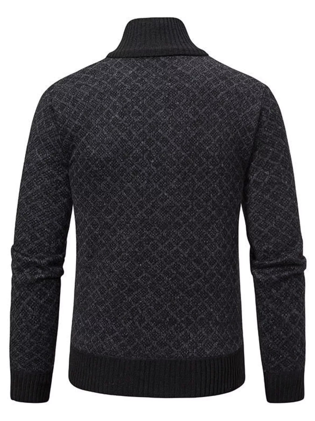 NEWYORKLISTED ATLAS MEN'S COLLECTION – Men's geometric full-zip cardigan, product image 12