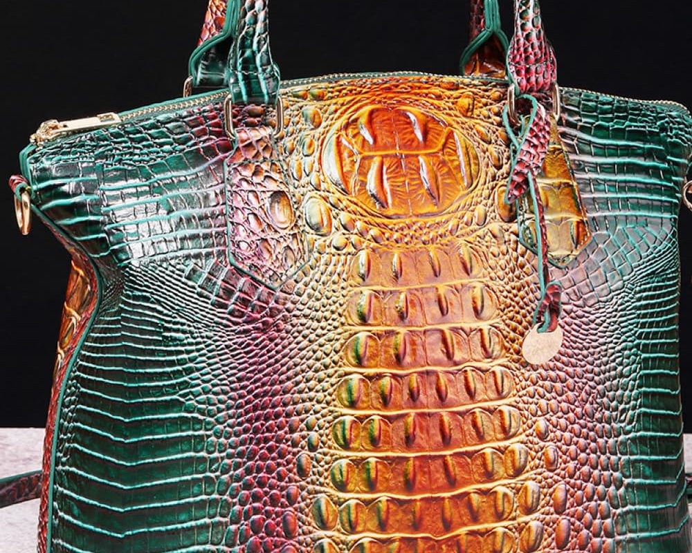 NEWYORKLISTED STYLE COLLECTION: Rainbow Gradient Vegan Leather Handbag