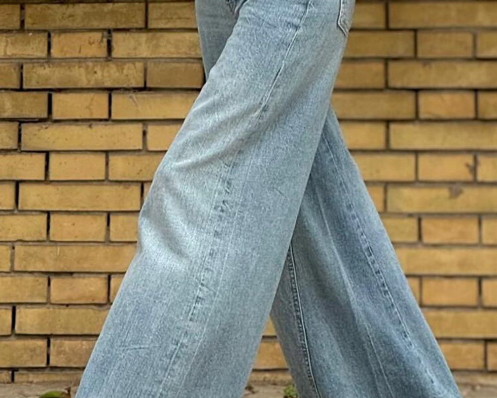 NEWYORKLISTED STYLE COLLECTION: Wide Leg Jeans with Pockets - NEWYORKLISTED