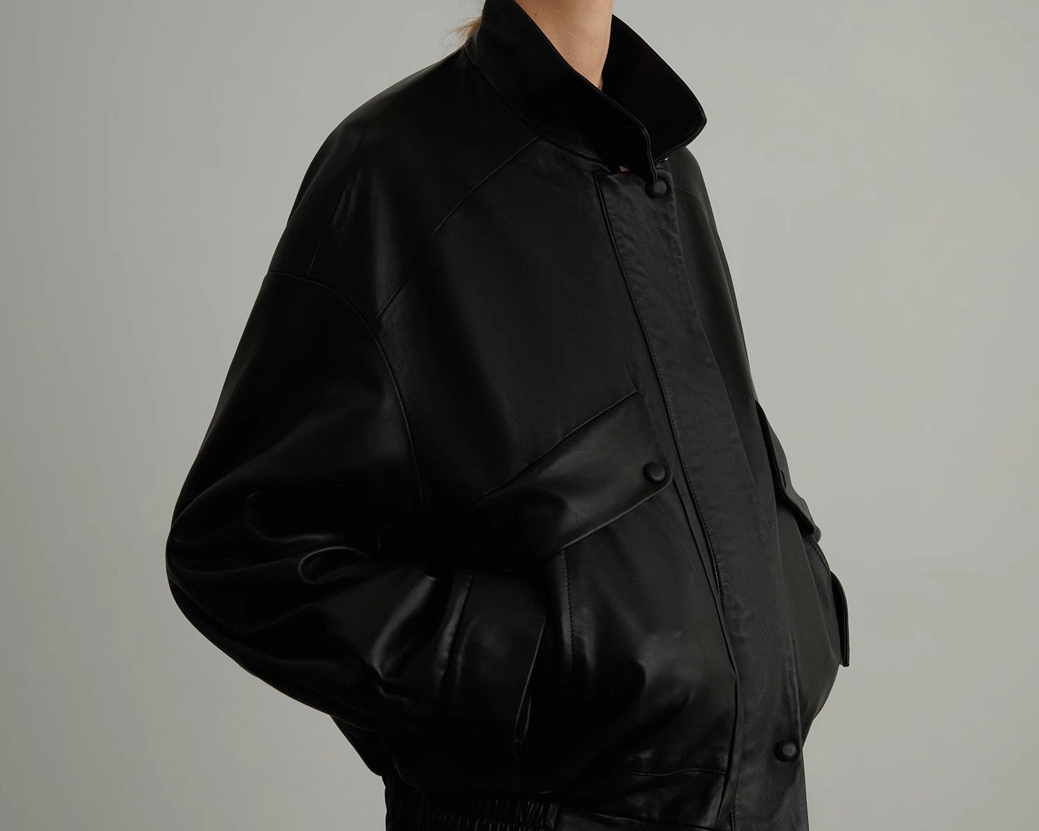 Brown Retro Genuine Leather Jacket Women's Motorcycle Sheep Leather Jacket Short "Loveless Muse" - NEWYORKLISTED