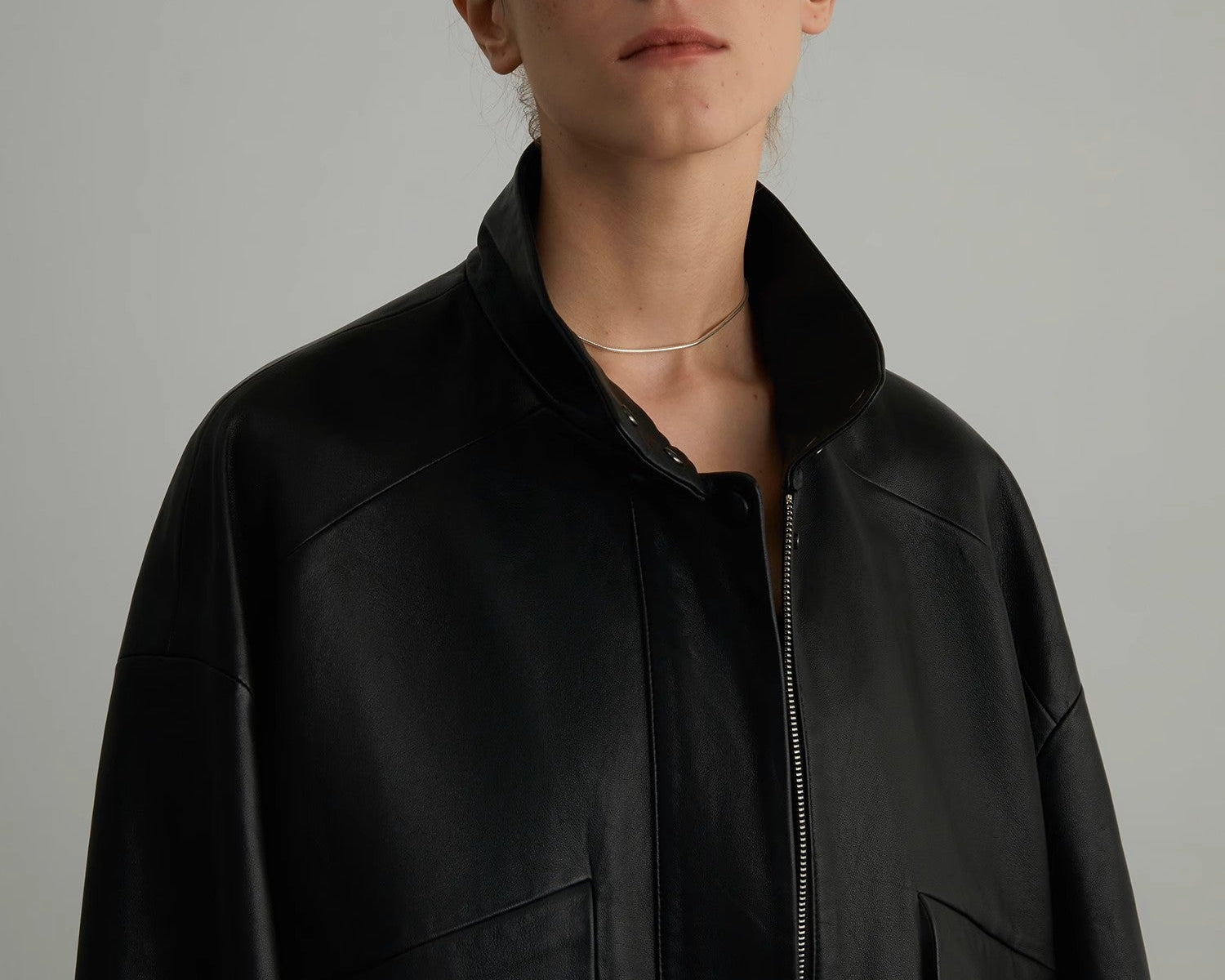 Brown Retro Genuine Leather Jacket Women's Motorcycle Sheep Leather Jacket Short "Loveless Muse" - NEWYORKLISTED