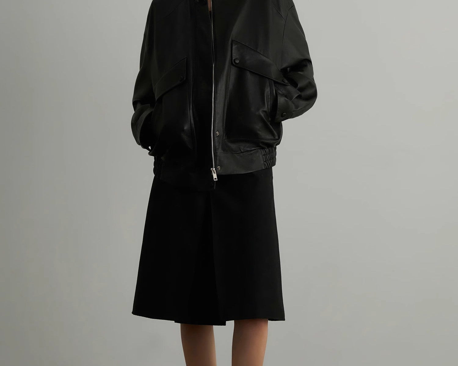 Brown Retro Genuine Leather Jacket Women's Motorcycle Sheep Leather Jacket Short "Loveless Muse" - NEWYORKLISTED