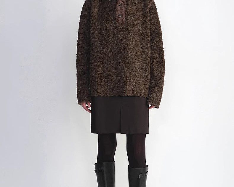 NEWYORKLISTED STYLE COLLECTION: Alpaca Wool Blended Sweater - NEWYORKLISTED