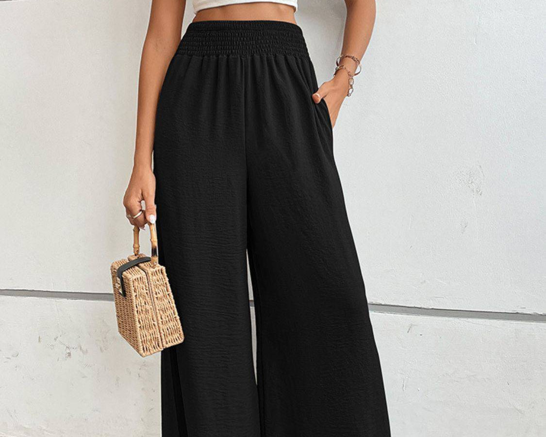 NYLD Wide Waistband Relax Fit Long Pants - NEWYORKLISTED