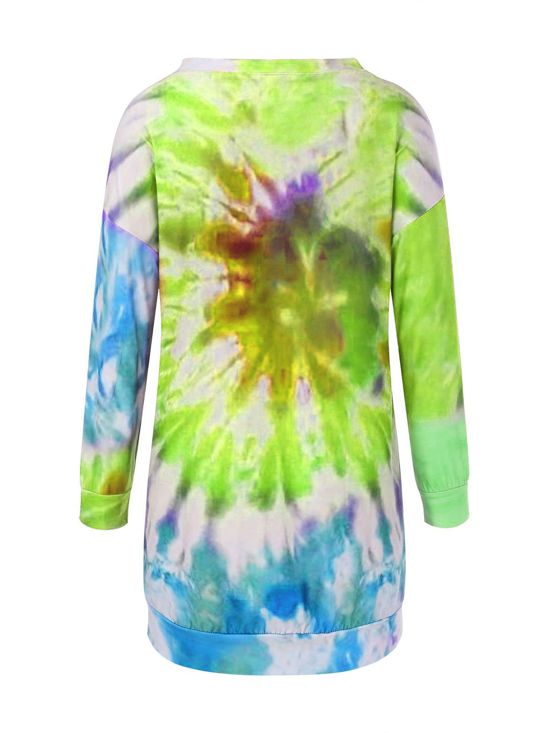 NEWYORKLISTED STYLE COLLECTION: Tie-Dye Long Sleeve Dress - NEWYORKLISTED