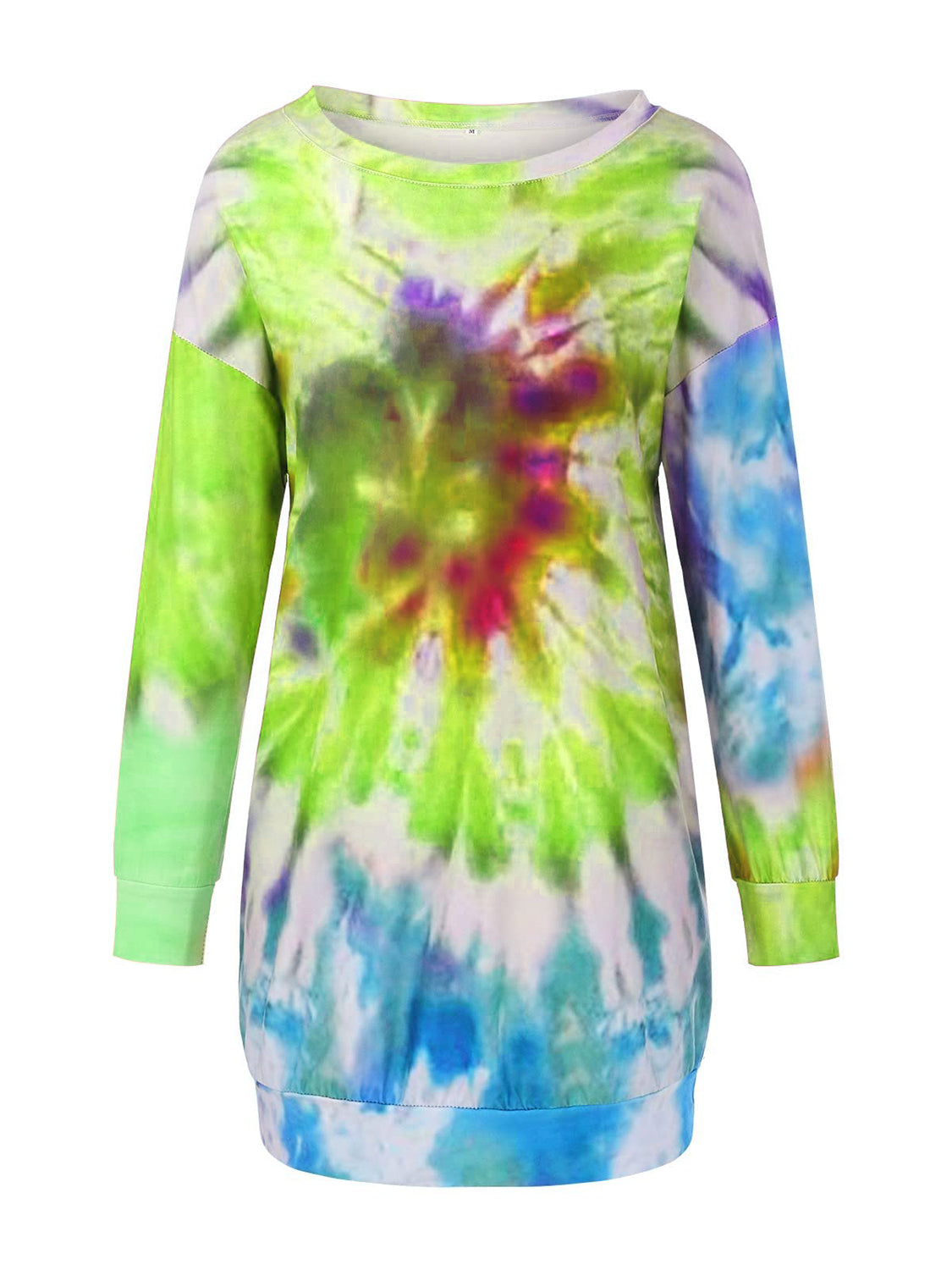 NEWYORKLISTED STYLE COLLECTION: Tie-Dye Long Sleeve Dress - NEWYORKLISTED