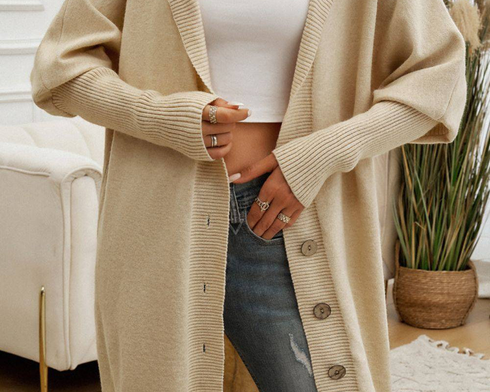 NEWYORKLISTED STYLE COLLECTION: Long Sleeve Hooded Cardigan - NEWYORKLISTED