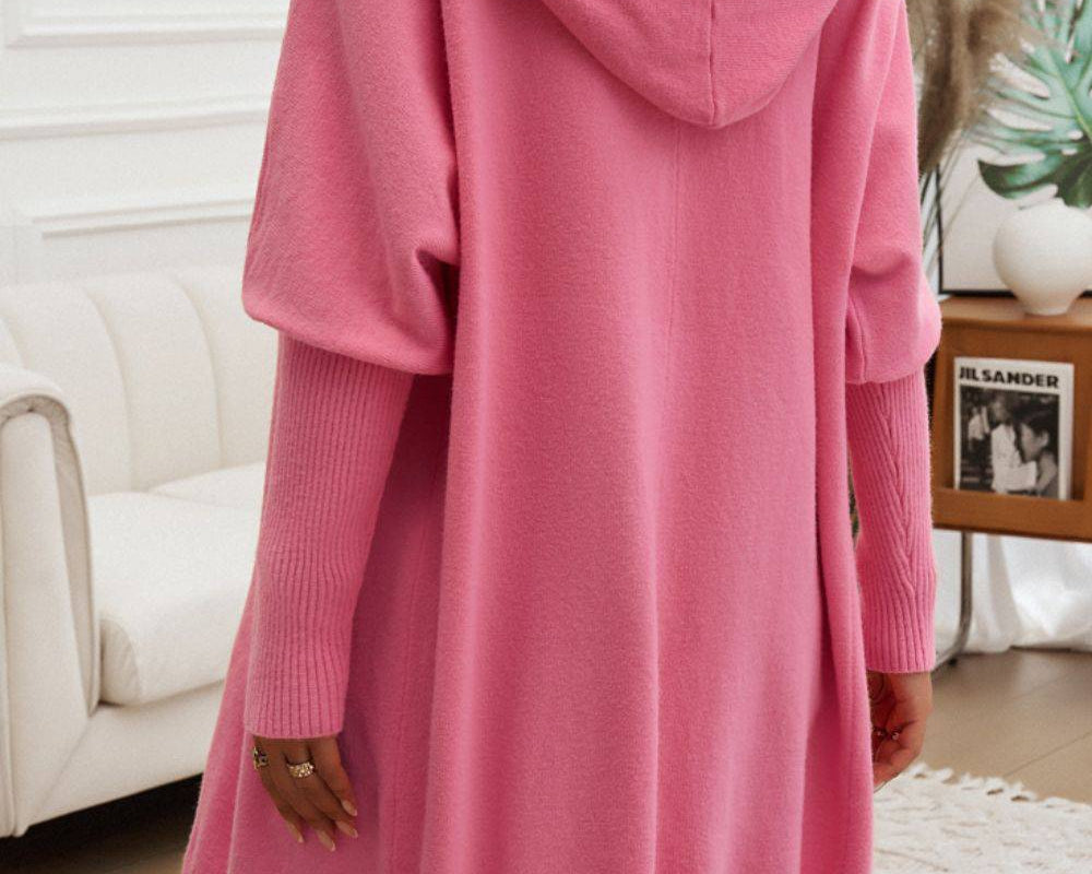 NEWYORKLISTED STYLE COLLECTION: Long Sleeve Hooded Cardigan - NEWYORKLISTED