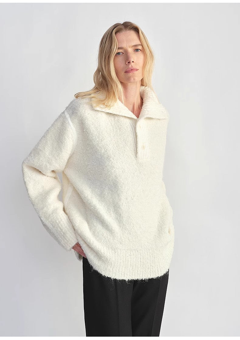 NEWYORKLISTED STYLE COLLECTION: Alpaca Wool Blended Sweater - NEWYORKLISTED