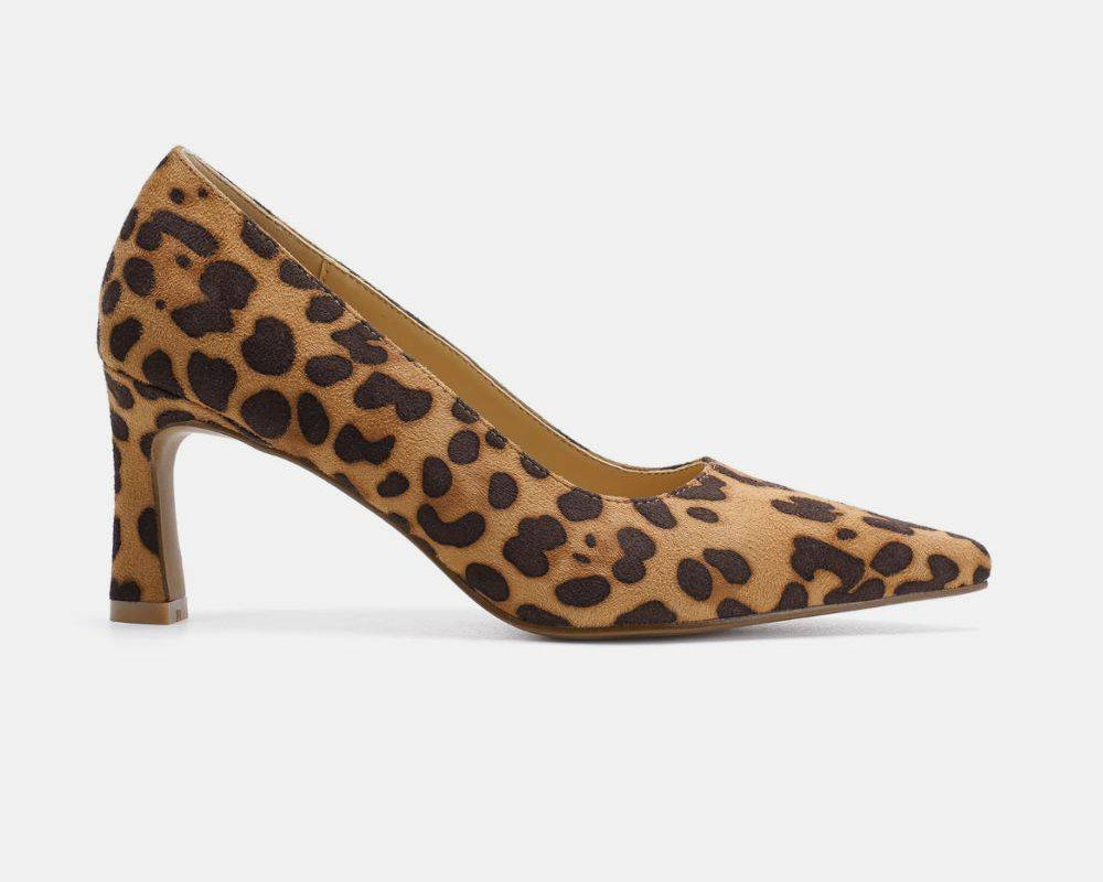 NEWYORKLISTED STYLE COLLECTION: Faux Suede Leopard Point Toe Pumps - NEWYORKLISTED