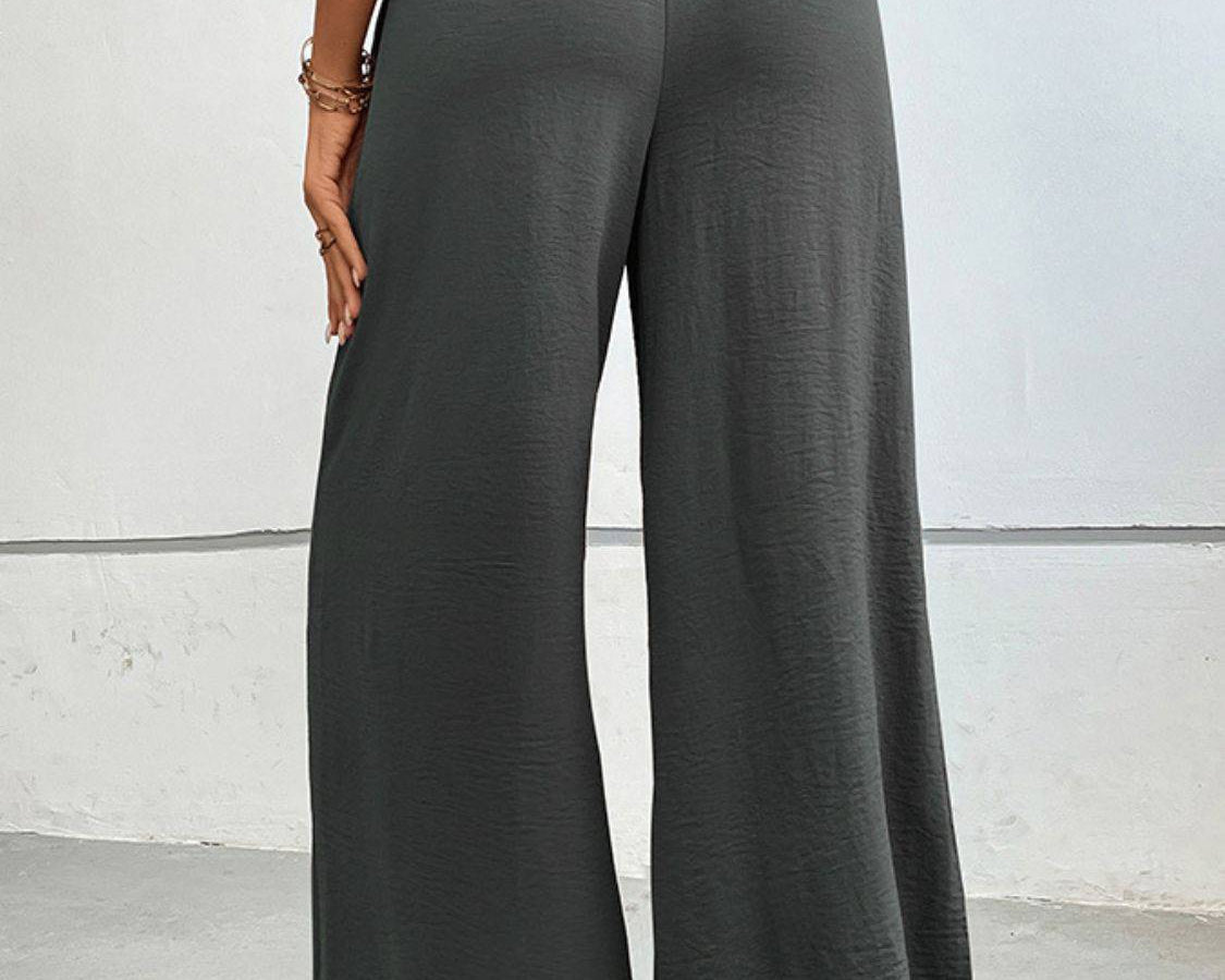 NYLD Wide Waistband Relax Fit Long Pants - NEWYORKLISTED