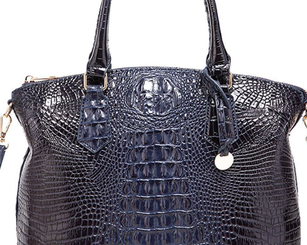 NEWYORKLISTED STYLE COLLECTION: Vegan Leather Crocodile Pattern Handbag - NEWYORKLISTED