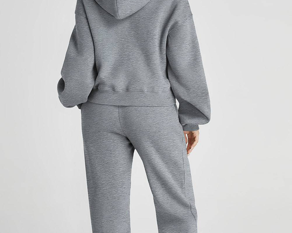 Dropped Shoulder Hooded Top and Pants Active Set - NEWYORKLISTED