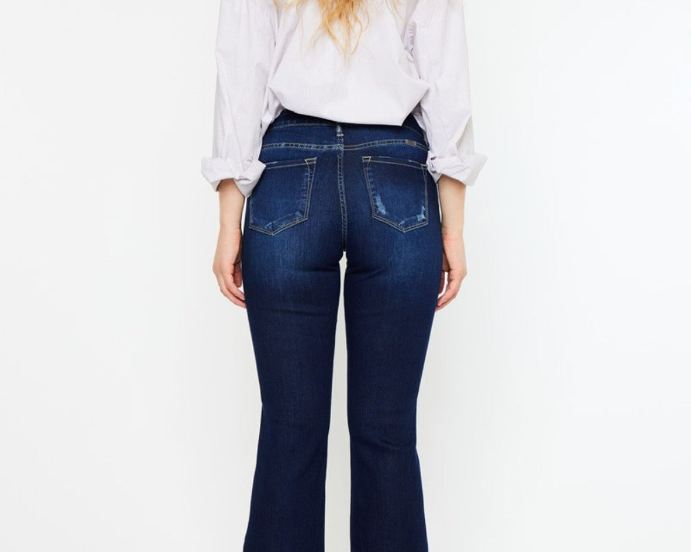 NEWYORKLISTED STYLE COLLECTION: Mid Rise Slim Flare Jeans - NEWYORKLISTED