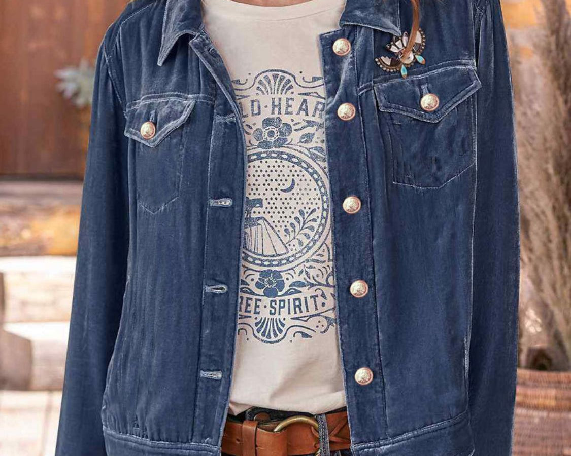 Long Sleeve Jacket with Chest Pockets: NEWYORKLISTED STYLE COLLECTION - NEWYORKLISTED