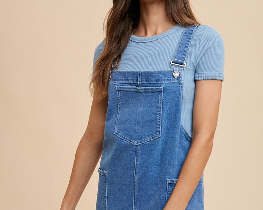 NEWYORKLISTED STYLE COLLECTION: Denim Overall Dress