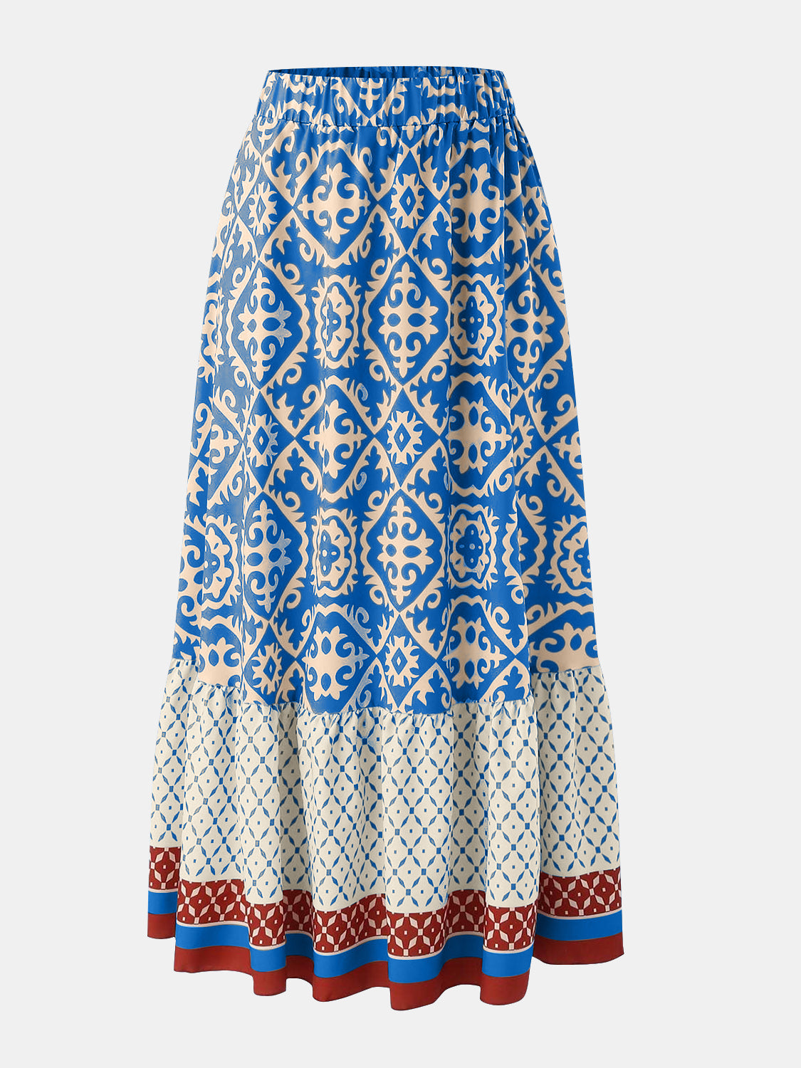 NEWYORKLISTED STYLE COLLECTION: Maxi Print Skirt - NEWYORKLISTED