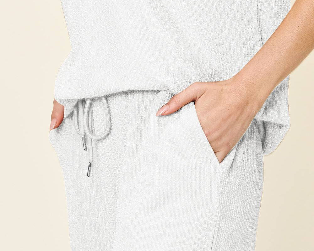 NYLD Short Sleeve T-Shirt and Wide Leg Pants - NEWYORKLISTED