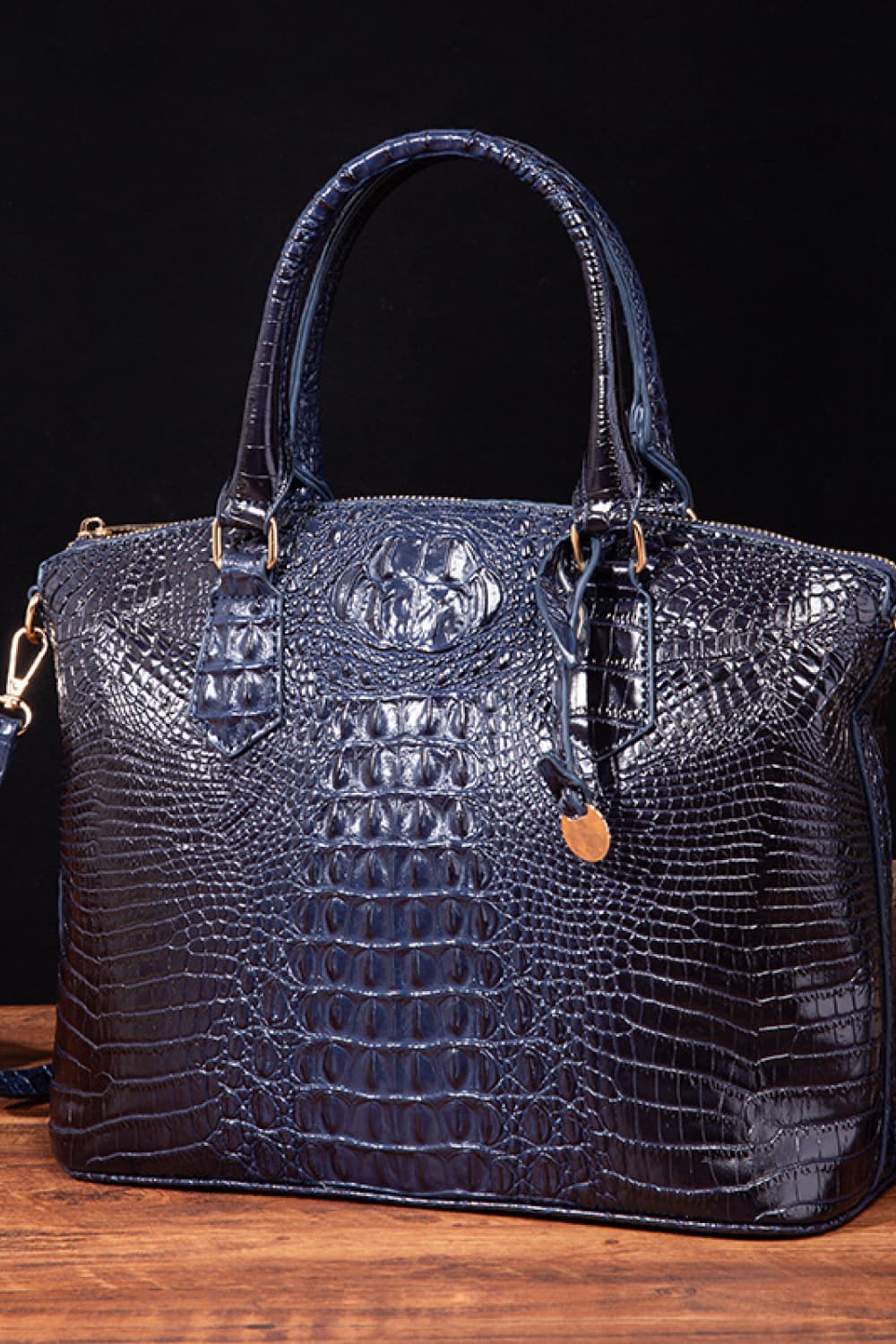 NEWYORKLISTED STYLE COLLECTION: Vegan Leather Crocodile Pattern Handbag - NEWYORKLISTED