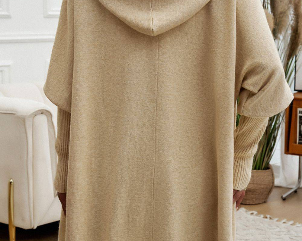 NEWYORKLISTED STYLE COLLECTION: Long Sleeve Hooded Cardigan - NEWYORKLISTED