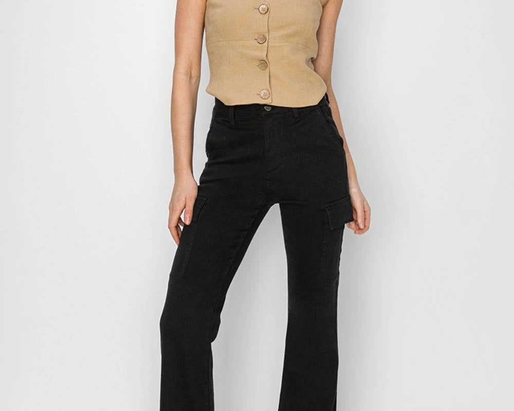 NEWYORKLISTED Style Collection Cargo Bootcut Jeans - NEWYORKLISTED