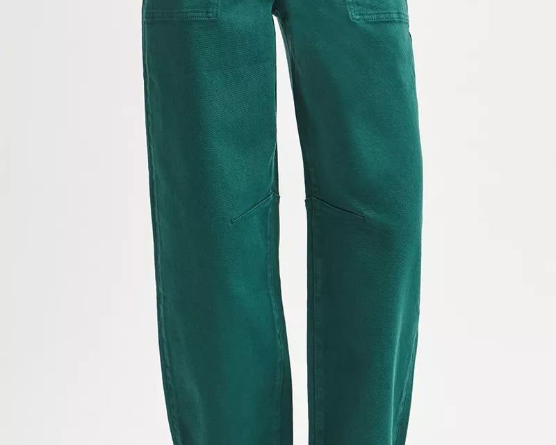 NEWYORKLISTED STYLE COLLECTION: RISEN High Rise Ankle Cuffed Barrel Pants