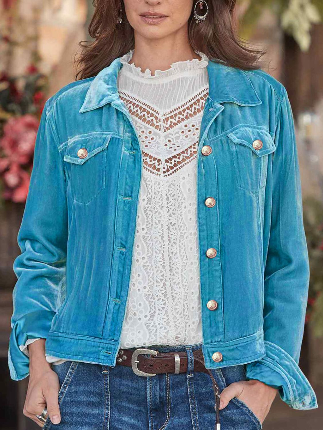 Long Sleeve Jacket with Chest Pockets: NEWYORKLISTED STYLE COLLECTION - NEWYORKLISTED