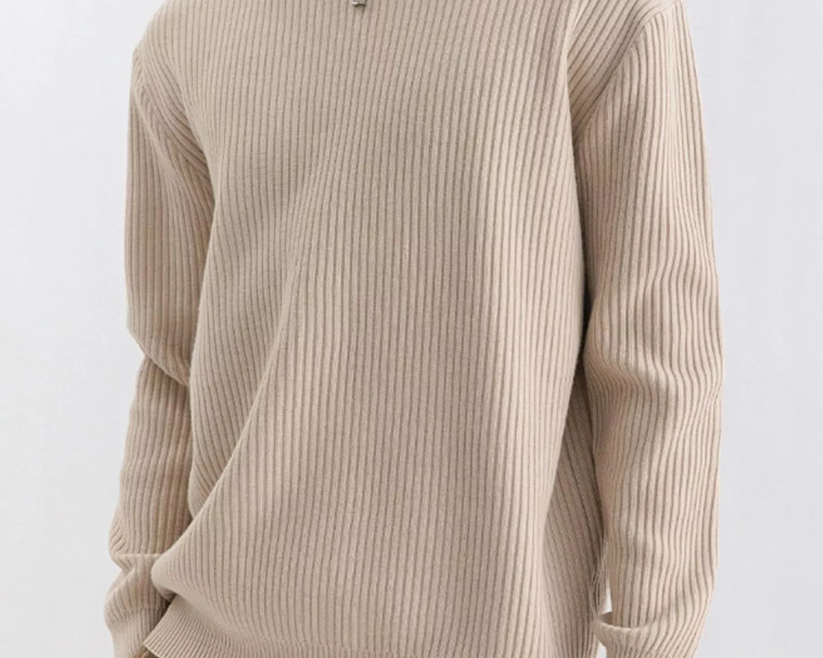 NEWYORKLISTED ATLAS MEN'S COLLECTION – Men's ribbed knit crew-neck sweater, product image 14