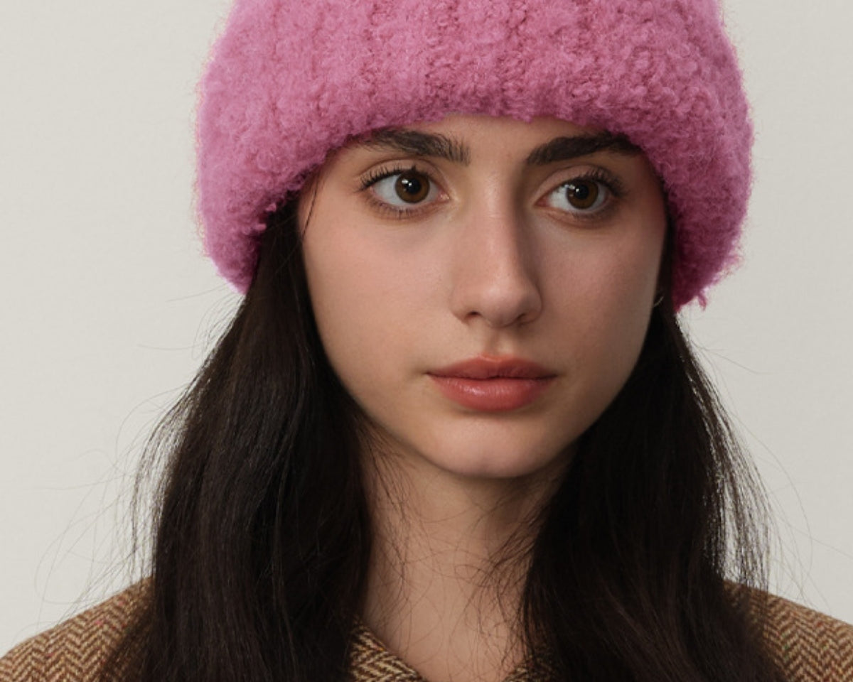 Solid Color Thermal Knit Hat - NEWYORKLISTED