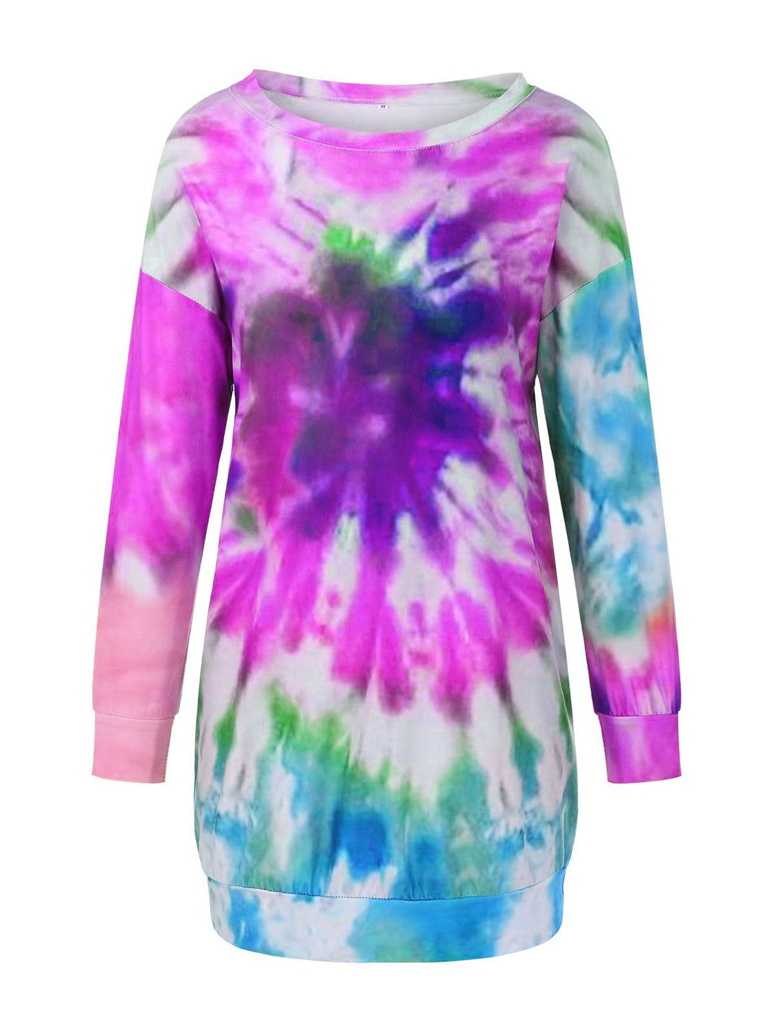 NEWYORKLISTED STYLE COLLECTION: Tie-Dye Long Sleeve Dress - NEWYORKLISTED