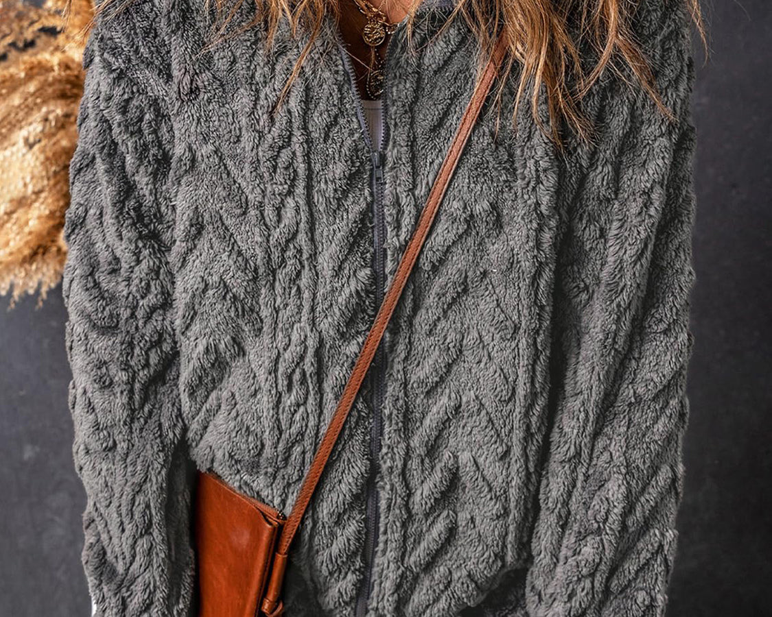 NEWYORKLISTED STYLE COLLECTION: Long Sleeve Warm Sweater Jacket - NEWYORKLISTED