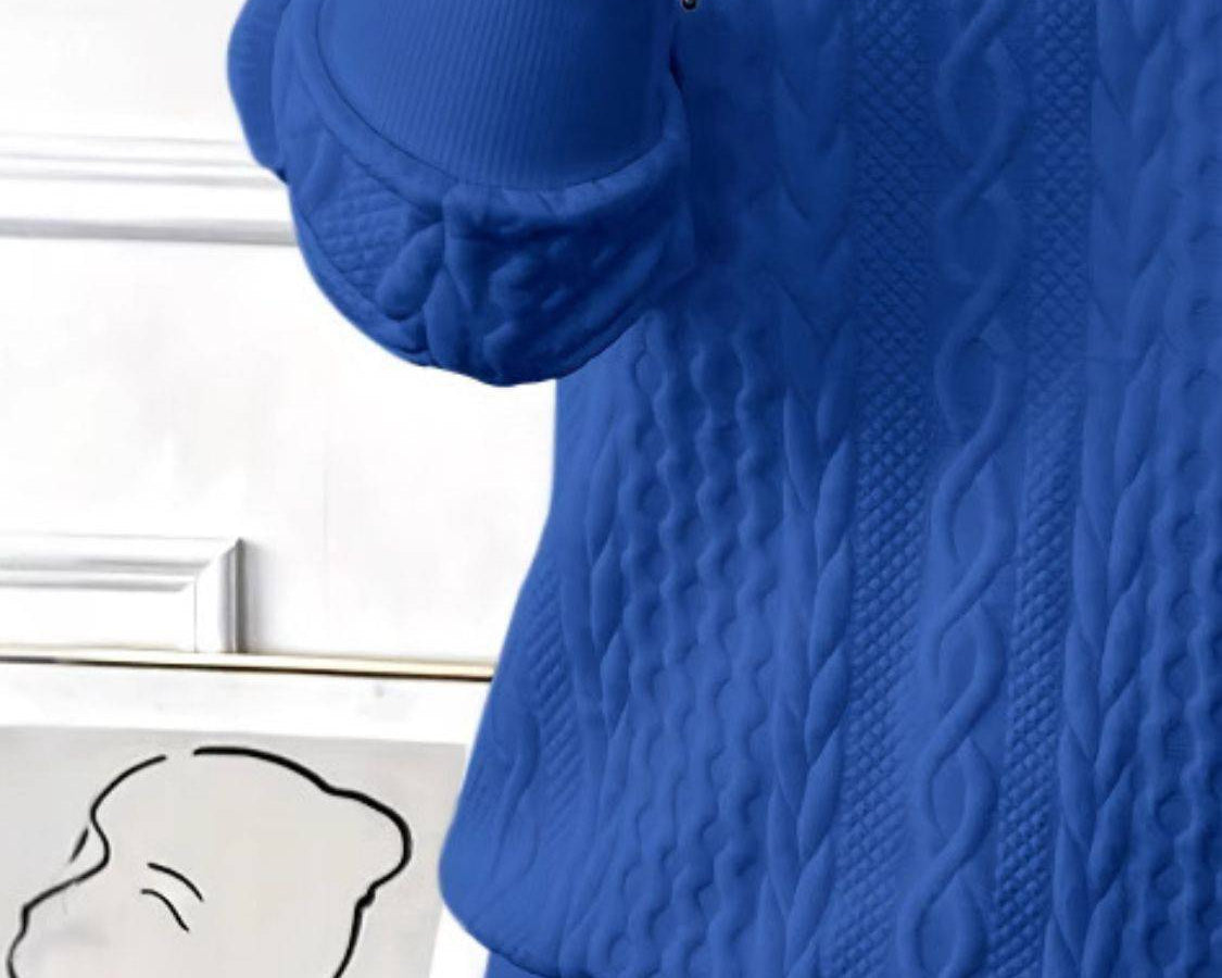 Texture Half Zip Long Sleeve Sweatshirt - NEWYORKLISTED