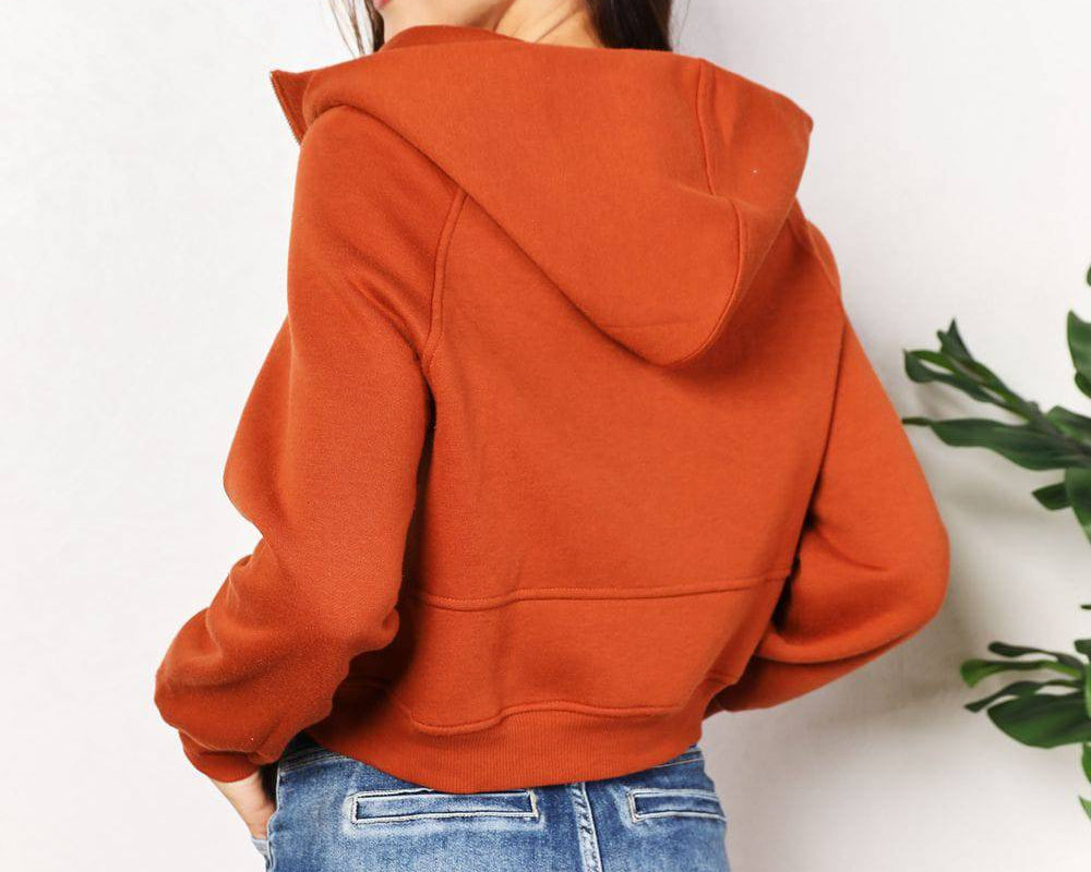 NEWYORKLISTED Style Collection: Half-Zip Long Sleeve Hoodie - NEWYORKLISTED