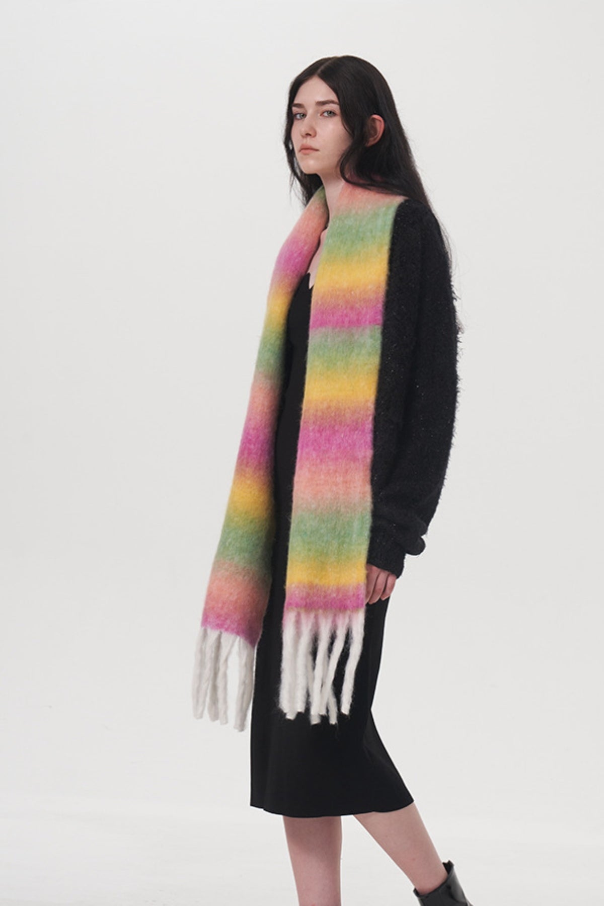 NEWYORKLISTED STYLE COLLECTION: Thermal Fringe Scarf - NEWYORKLISTED