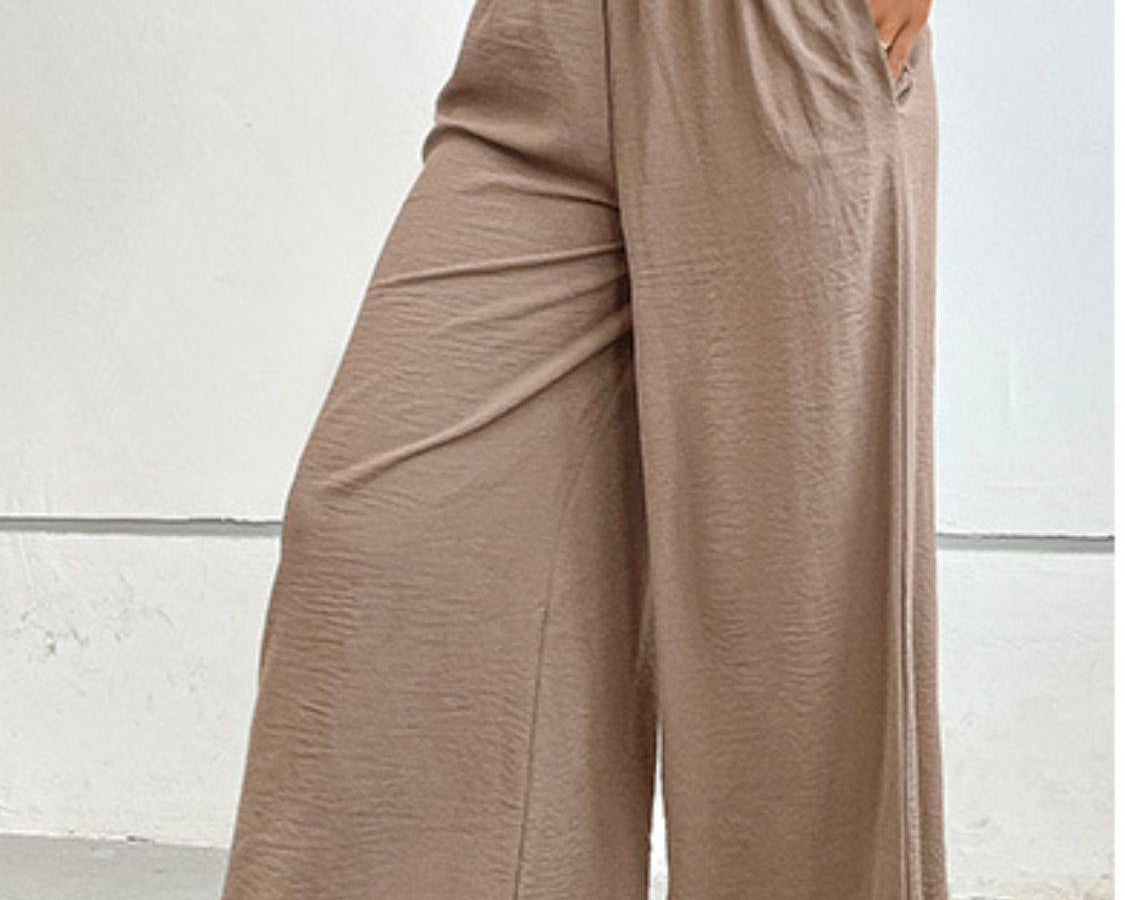 NYLD Wide Waistband Relax Fit Long Pants - NEWYORKLISTED