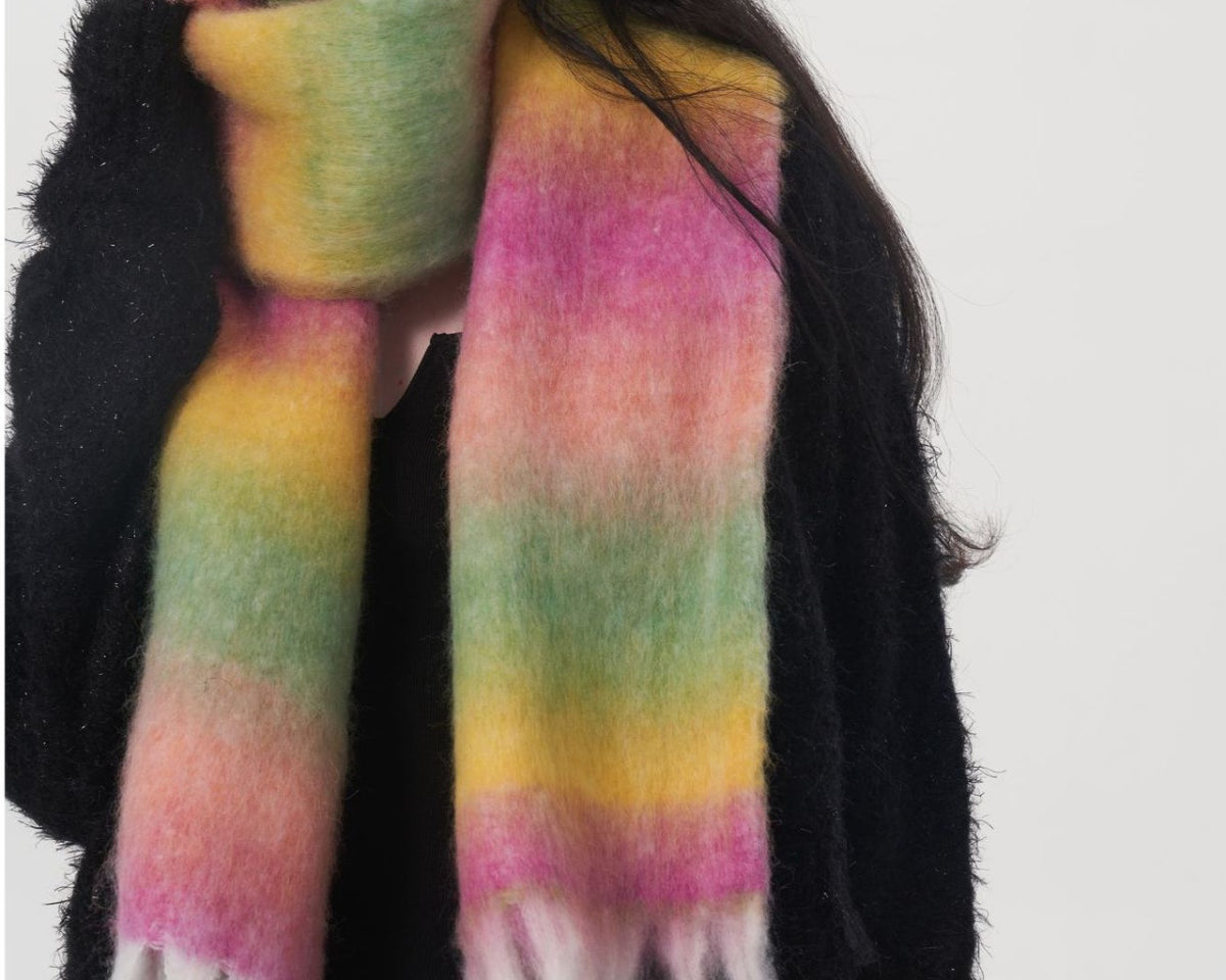 NEWYORKLISTED STYLE COLLECTION: Thermal Fringe Scarf - NEWYORKLISTED