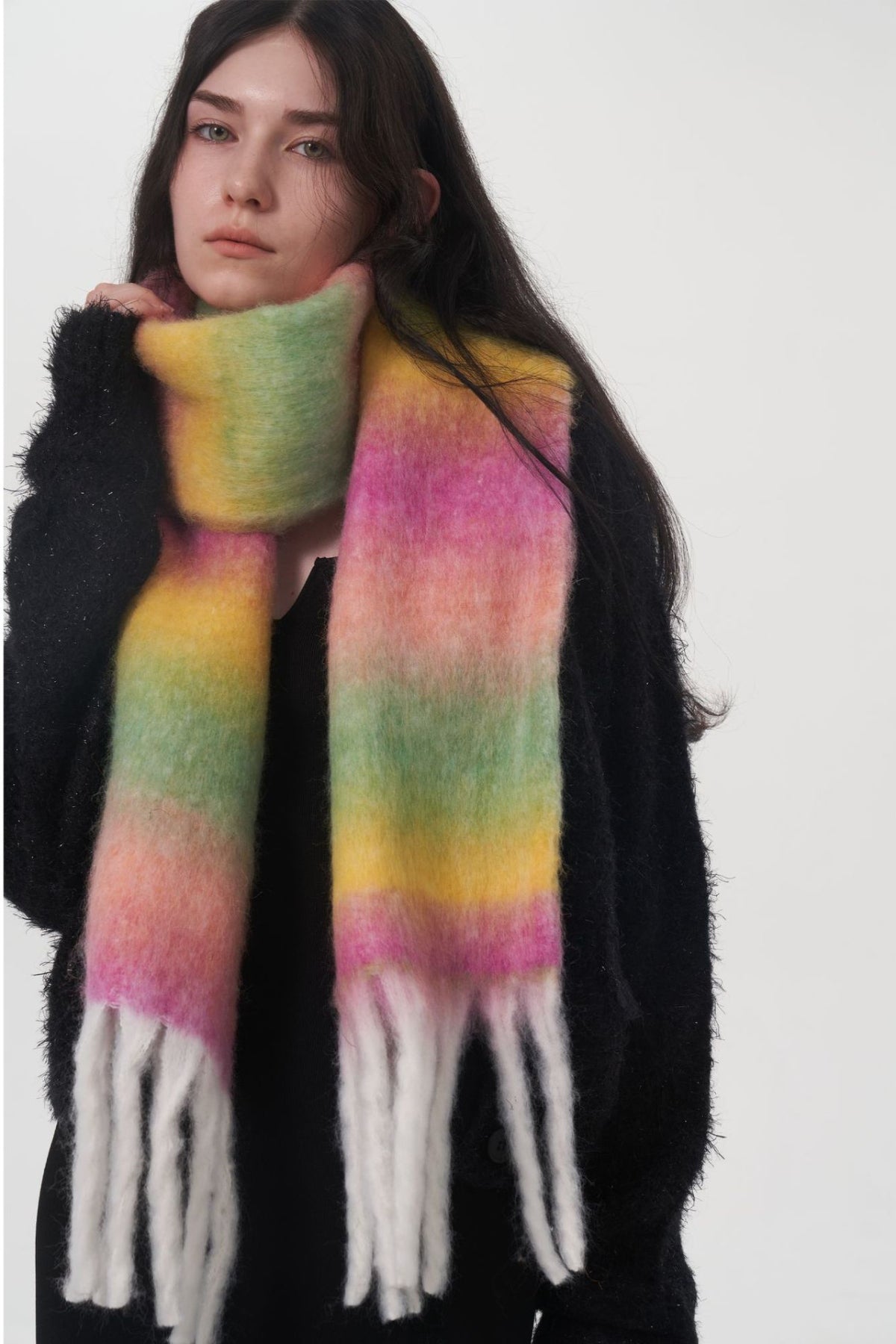 NEWYORKLISTED STYLE COLLECTION: Thermal Fringe Scarf - NEWYORKLISTED