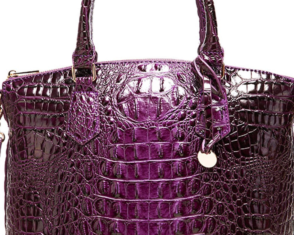 NEWYORKLISTED STYLE COLLECTION: Vegan Leather Crocodile Pattern Handbag - NEWYORKLISTED