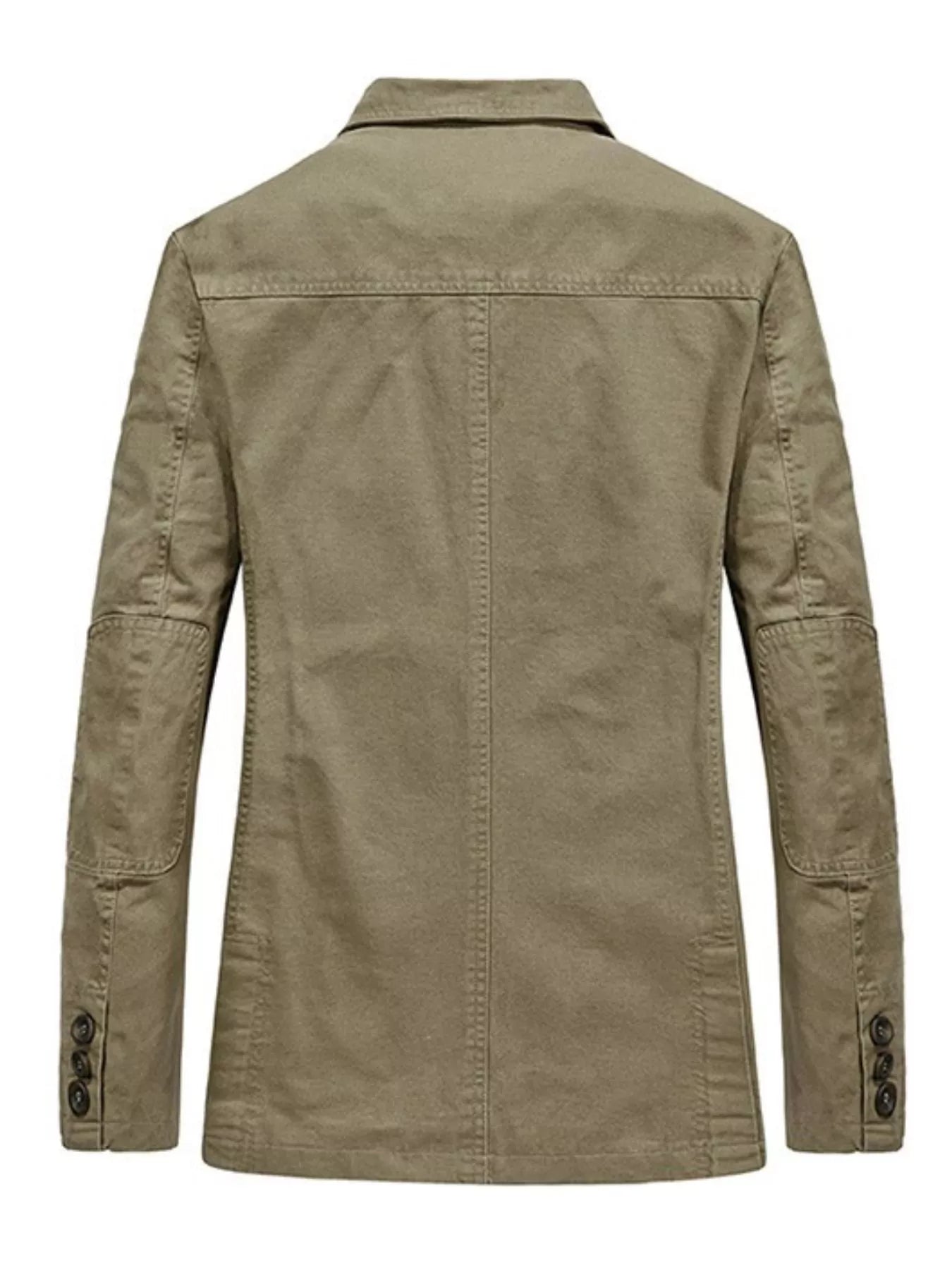 NEWYORKLISTED ATLAS MEN"S COLLECTION: Khaki jacket on a white background