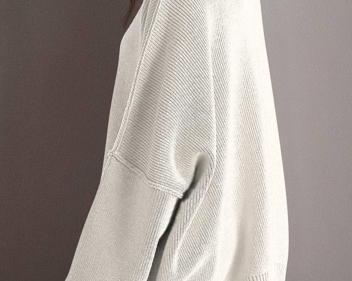 NEWYORKLISTED STYLE COLLECTION: Round Neck Long Sleeve Sweater - NEWYORKLISTED