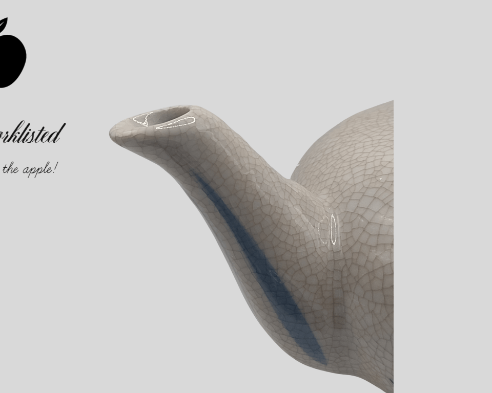 Blue and White Porcelain Teapot – 18th Century Style Replica with Crackle Glaze - NEWYORKLISTED