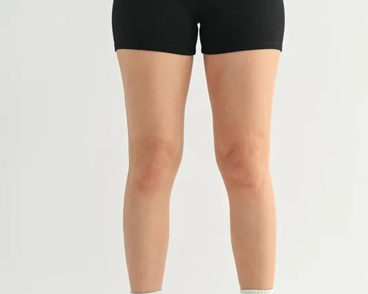 NEWYORKLISTED Activewear: Ribbed Foldover Waist Shorts