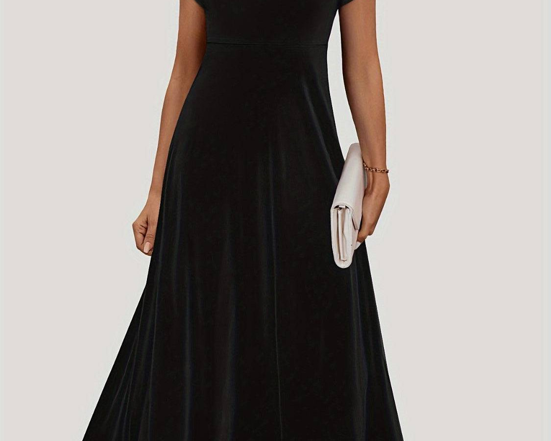 NYLD Short Sleeve Midi Dress - NEWYORKLISTED